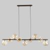 Подвесной светильник со стеклянными плафонами TK Lighting 11037 / подвесной светильник / Lava Brown