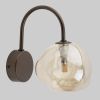 Настенный светильник со стеклянным плафоном TK Lighting 11024 / настенный светильник / Lava Brown