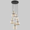 Подвесной светильник со стеклянными плафонами TK Lighting 11043 / родвесной светильнике/ Sophia Cognac