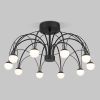 Потолочный светодиодный светильник Ragno Eurosvet 90035/10  LED / потолочный светильник / черный