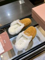 Мюли MIU MIU с мехом Premium