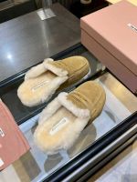 Мюли MIU MIU с мехом Premium