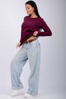 Каприз лонгслив женский [бордо]