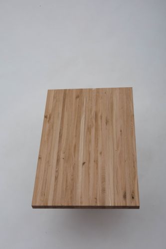 Мебельный щит из дуба - СС Рустикальный, цельноламельный (узкая ламель)