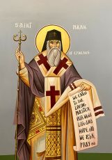 Икона Марк Ефесский (Печать на холсте на деревяной основе 2-3см)(20073)