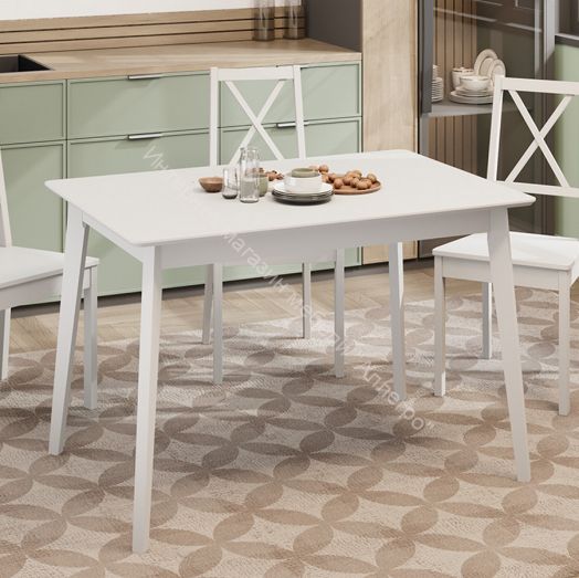 Стол обеденный «Ливерпуль» Тип 3 - Б-293 Белый матовый
