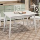 Стол обеденный «Ливерпуль» Тип 3 - Б-293 Белый матовый