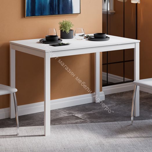 Стол раздвижной «Слайд» Тип 2 Белый матовый, Белый