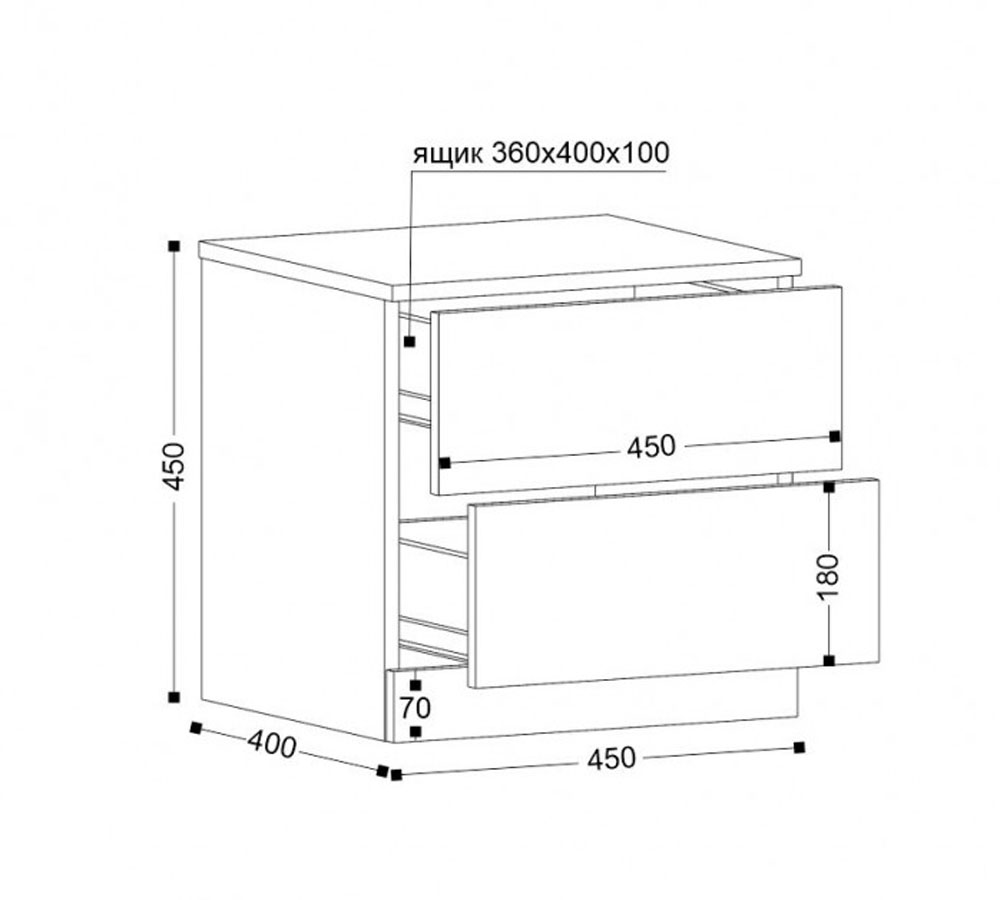 Николь-32 тумба