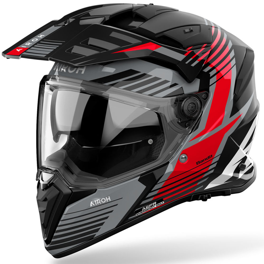 Airoh Bandit Spicy Red Gloss шлем для приключений и мототуризма