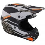 Troy Lee Designs GP Apex Gray/Orange шлем для мотокросса и эндуро