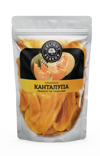 Канталупа (дыня) сушеная без сахара Kong, 500гр