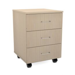 Тумба подкатная У.Т-3 (ш430*г450*в610мм) Дуб молочный