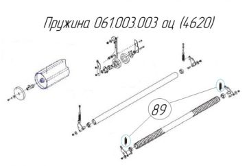 Пружина 061.003.003 оц (4620)