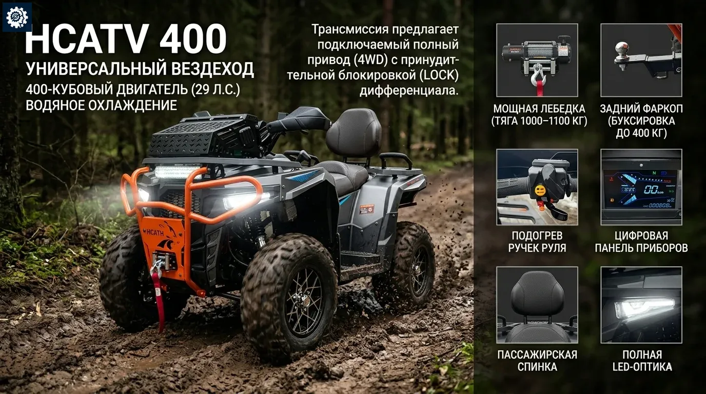 Квадроцикл HCATV 400