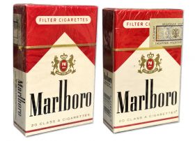 Сигареты - Marlboro (с акцизом 1996 год). Made in USA. Редкие. 90е годы. Оригинал verified