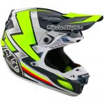 Troy Lee Designs SE5 Composite MIPS Ever Gray/Yellow шлем для мотокросса и эндуро