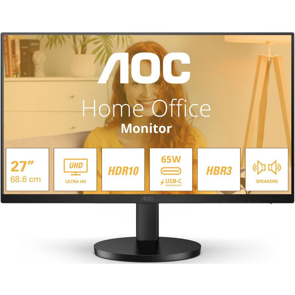 Монитор AOC U27B3CF 27" IPS чёрный, U27B3CF