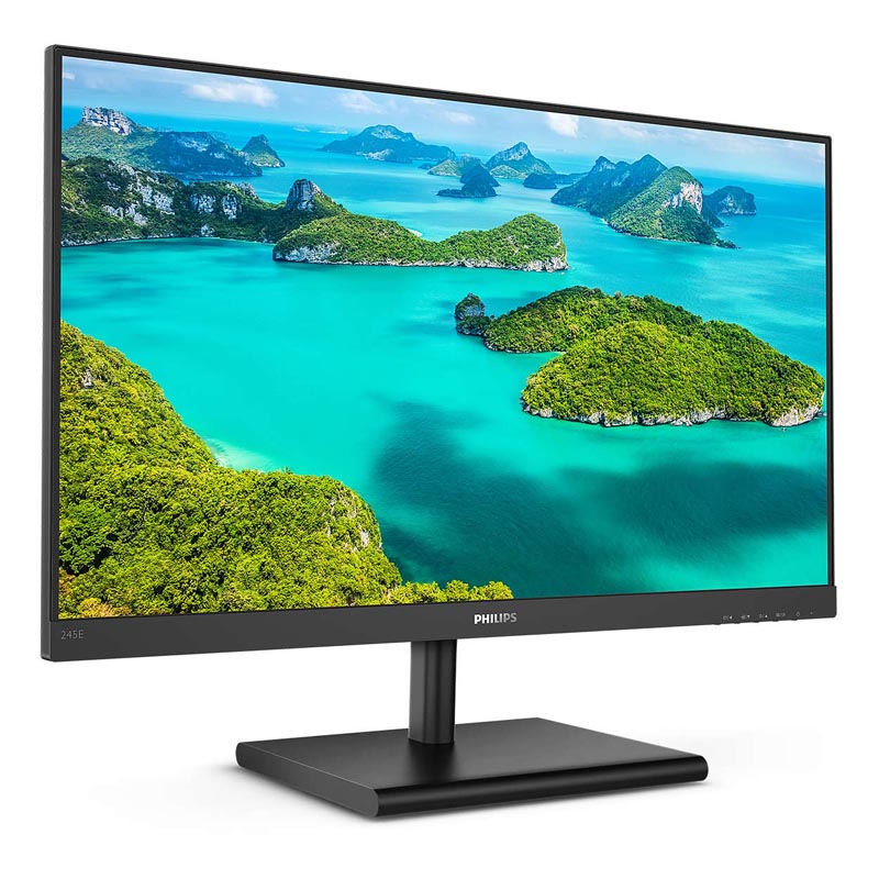 Монитор Philips 245E1S 23.8" IPS чёрный, 245E1S/00
