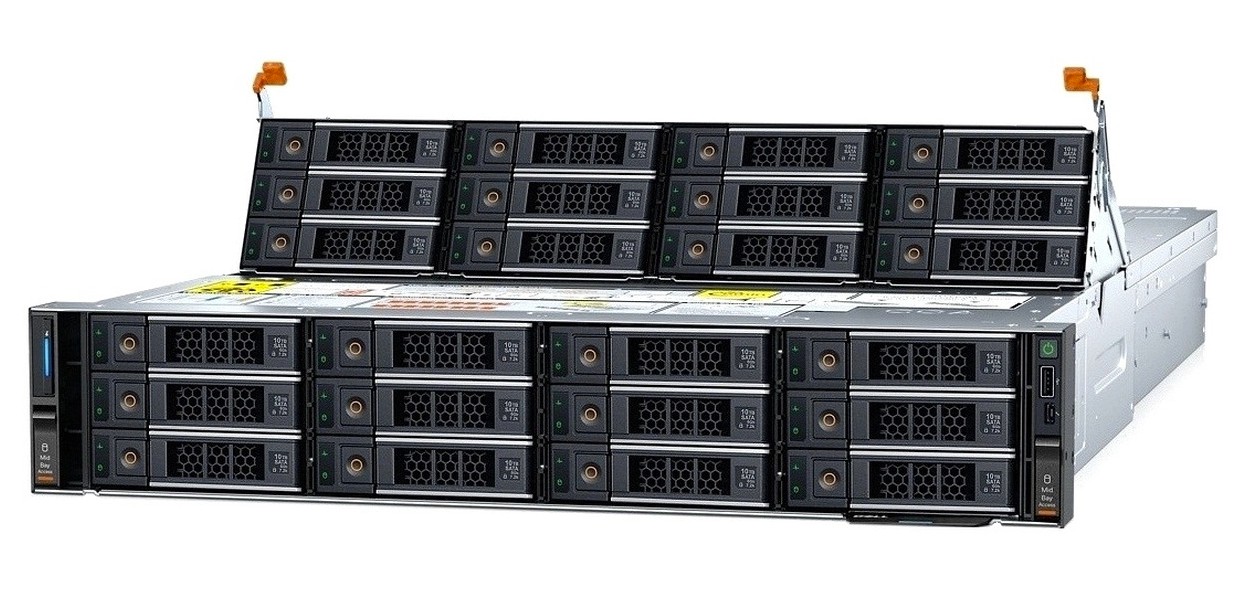 Серверная платформа Dell PowerEdge R760xd2 24x3.5" Rack 2U, 210-BGSS-099-000