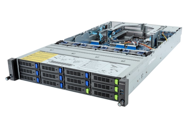 Серверная платформа Gigabyte R283-Z91-rev.AAD1 12x3.5" Rack 2U, R283-Z91-AAD1