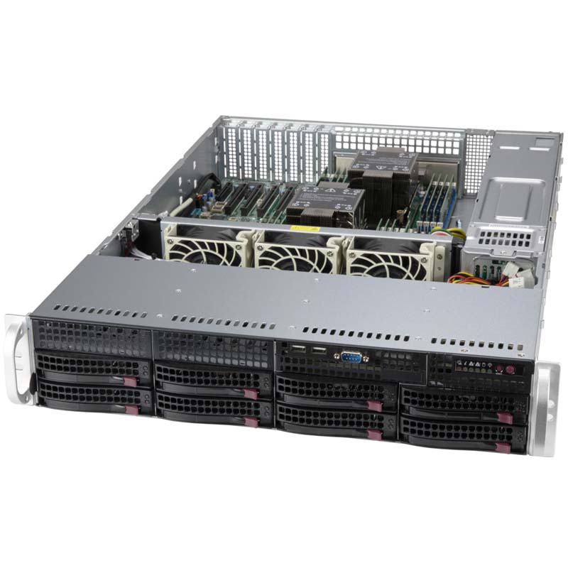 Серверная платформа Supermicro SuperServer 620P-TR 8x3.5" Rack 2U, SYS-620P-TR