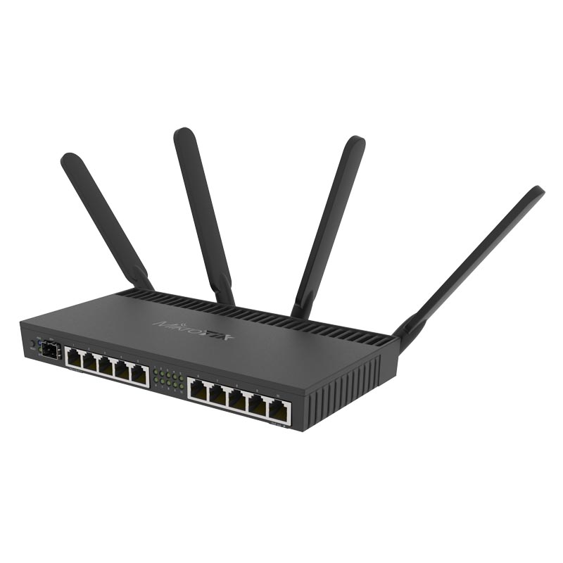 Беспроводной маршрутизатор Mikrotik RouterBOARD 4011iGS+5HacQ2HnD-IN 2.4/5 ГГц 1733 Мб/с, RB4011iGS+
