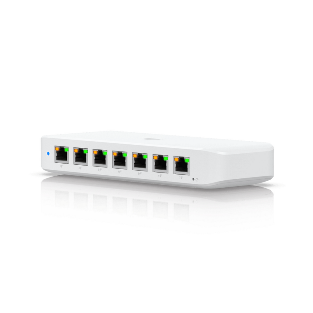 Коммутатор UBIQUITI UniFi Switch Ultra 8-PoE Неуправляемый 8-ports, USW-Ultra-210W