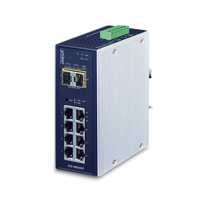 Промышленный коммутатор Planet IGS-10020MT Управляемый 10-ports, IGS-10020MT
