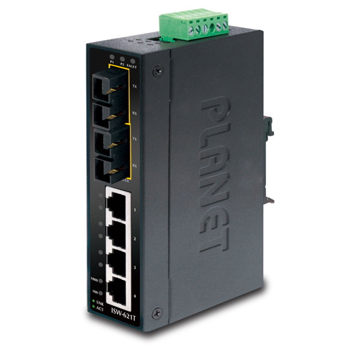 Промышленный коммутатор Planet ISW-501T Неуправляемый 5-ports, ISW-501T