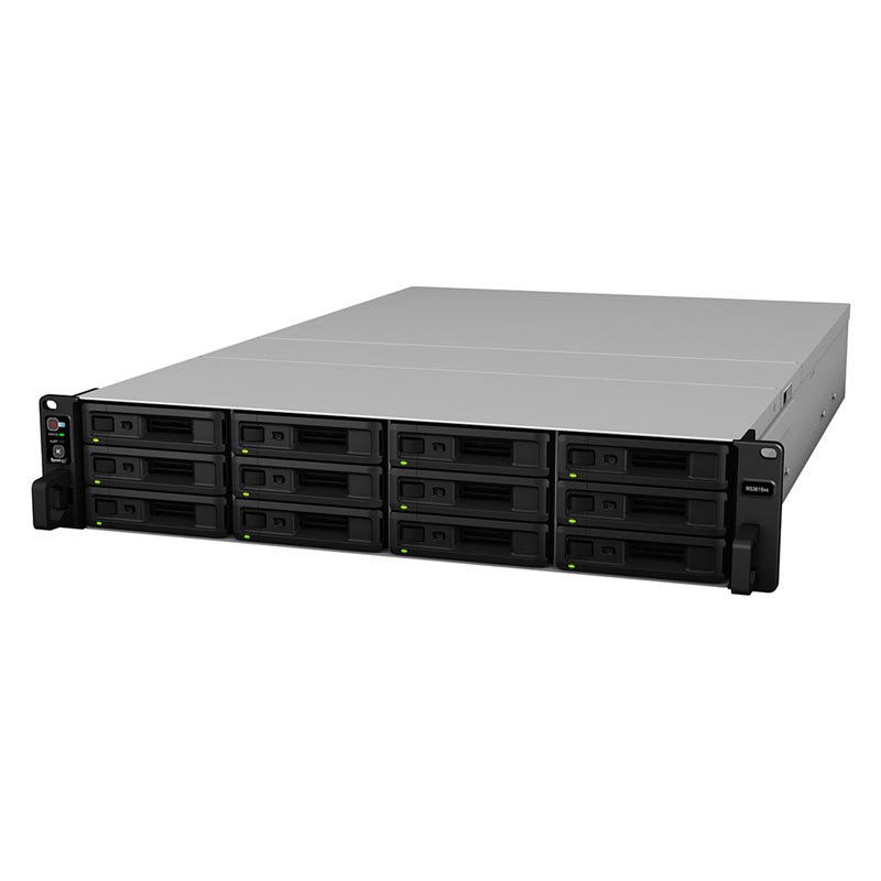 Сетевое хранилище NAS Synology RackStation RS3618xs 12x3.5" Rack 2U чёрный, RS3618XS