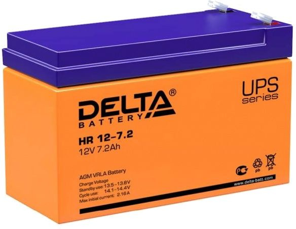 Батарея для ИБП Delta HR 12-7.2, HR 12-7.2