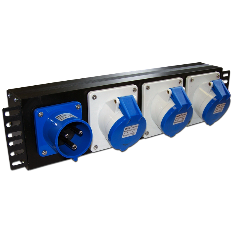 Блок розеток LANMASTER TWT-PDU, TWT-PDU-32AI9-1P