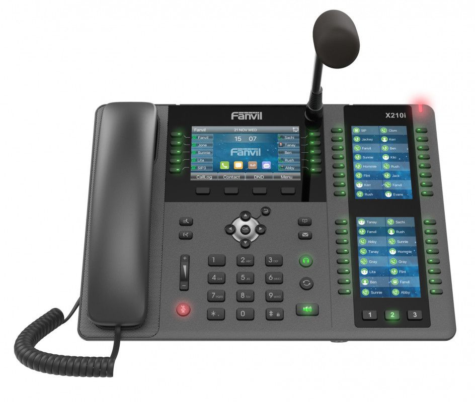 IP-телефон Fanvil X210i SIP чёрный, X210I