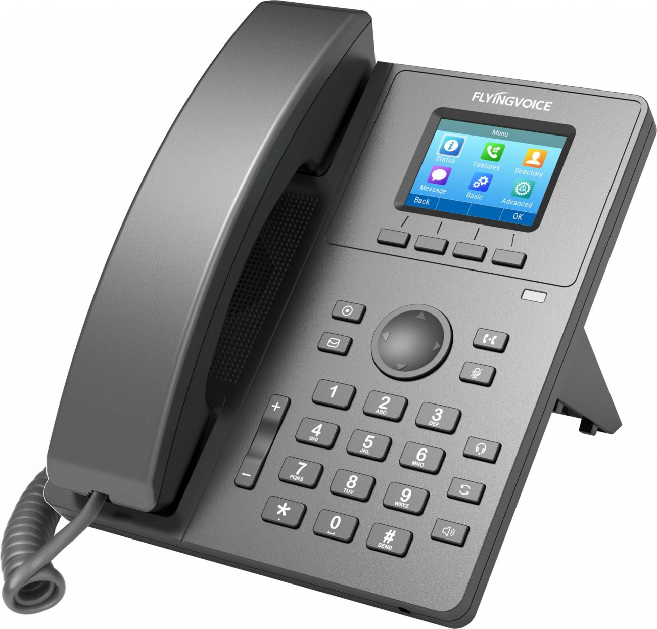 IP-телефон Flyingvoice P11P SIP серый, P11P