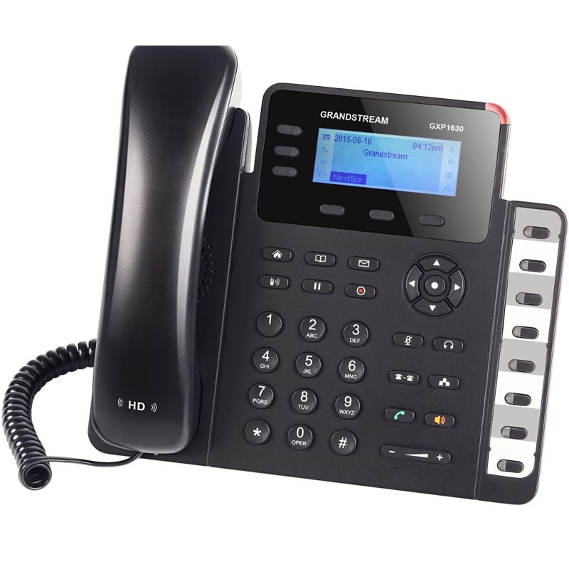 IP-телефон GRANDSTREAM GXP1630 SIP чёрный, GXP1630
