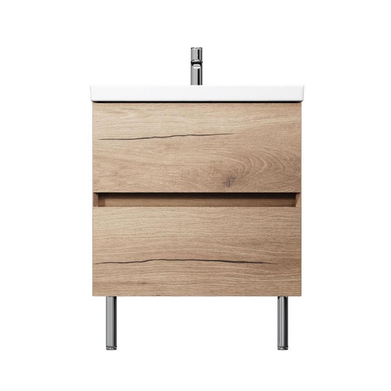 База под раковину AM.PM Above, напольная, 2 ящика, 60 см, дуб золотой M9XFSX0602OF