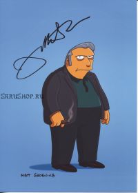 Автограф: Джо Мантенья. Симпсоны / The Simpsons