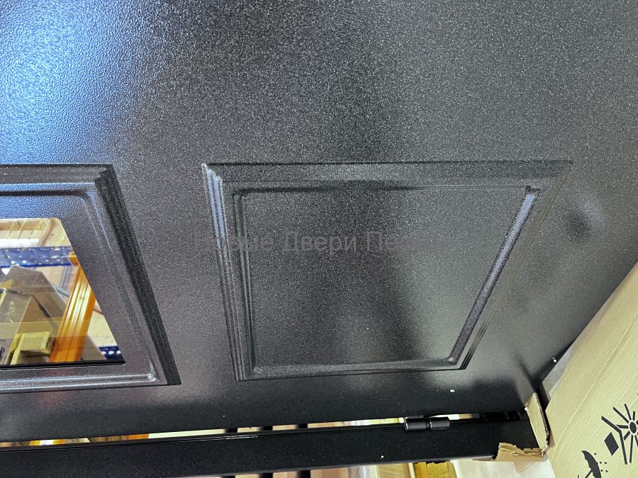 Уличная дверь Термо со стеклопакетом Винтер Панорама