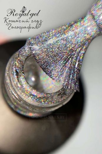 HCER "HOLOGRAPHIC CAT'S EYE" голографический гель лак кошачий глаз