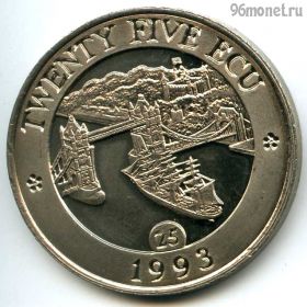 Великобритания 25 экю 1992 Соединенное королевство