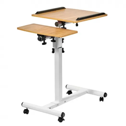 Стол многофункциональный Palma 60x40x62-96см, 
светлое дерево, белый