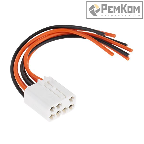 RK04167 * 2106-3724568  * Разъем к выключателю стеклоподъемника для а/м 2108-21099, 2110-2112, 2113-2115, 1117-1119, 2170-2172  (кнопка включения аварийного сигнала) с проводами сечением 0,5 кв.мм, длина 120 мм