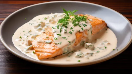 Сёмга под соусом Violа