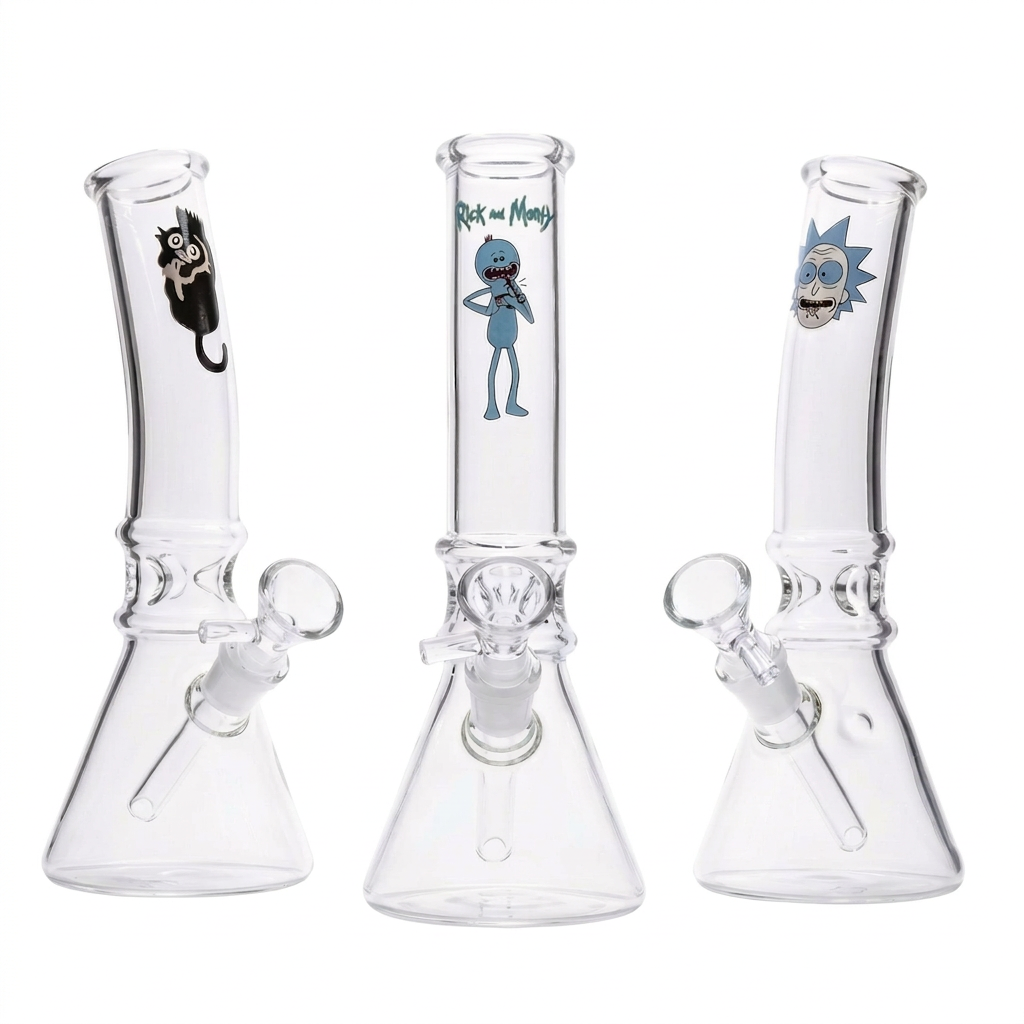 Стеклянный Бонг RM Mini Bend Ice