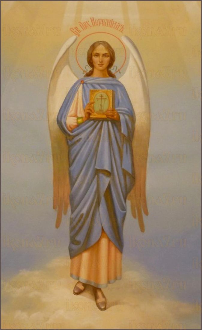 Иеремиил Архангел икона рукописная на липовой доске (22490)