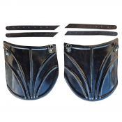 Тассеты Пластиковые с Ребрами Глянцевые. Серия "Оникс"