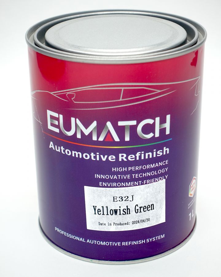 Eumatch Эмаль E32J-1 Yellowish Green / Желтовато-зеленый