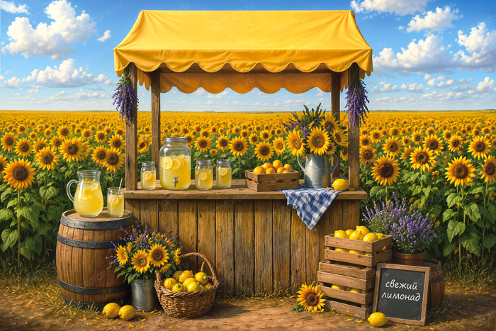 Фон стена "Lemonade №14"