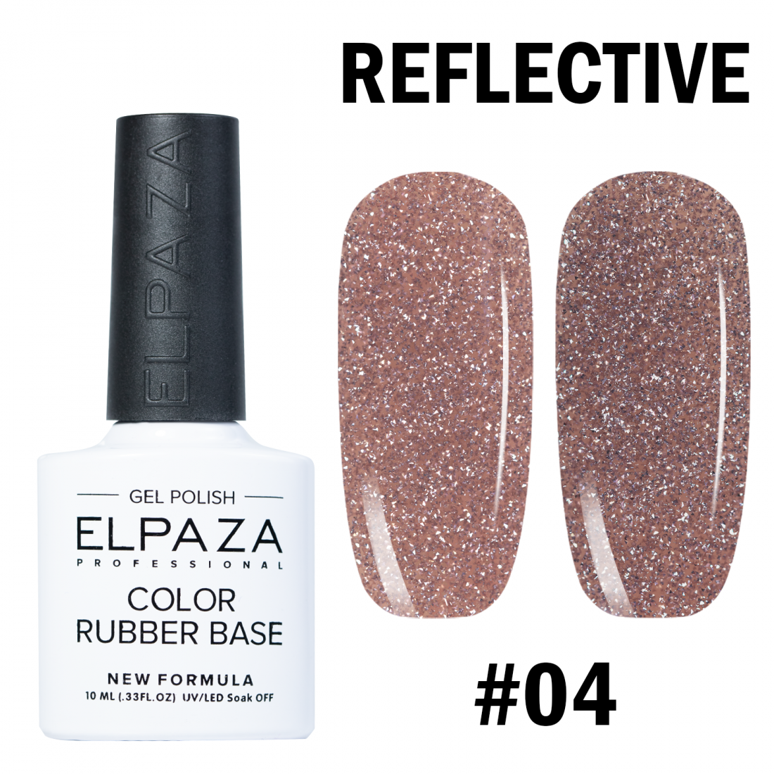 ELPAZA RUBBER BASE REFLECTIVE №4  10 мл